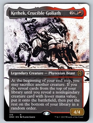 MTG Kethek, Crucible Goliath (Showcase) R Phyrexia: All Will Be One 319 NM