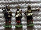 3 Vintage Scottish Hand Painted Soldiers Metal  54mm EUC Maker/Artist Unknown — photo 6