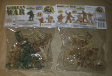 40pc BMC CTS Classic Toy Soldiers Korean War Winter 67120  67122 60mm scale