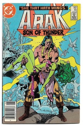 ARAK: SON OF THUNDER #45  1985 DC   Copper Age   Canadian Price Variant