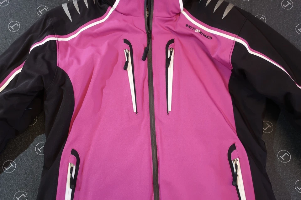 Waveboard Skijacke Damen, Gr. 42,  Schwarz-Lila,    TOP  Zustand - Bild 3 von 4