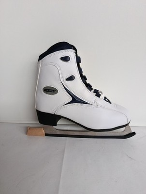 Roces RFG Weiß Blau Eiskunstlauf  Gr. 38 Damen  Zacke Soft Schlittschuh 2.Wahl