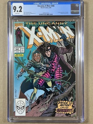 UNCANNY X-MEN #266 - CGC 9.2 - 1ST FULL APPEARANCE OF GAMBIT - 1990 - HIGH GRADE