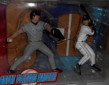 Major League Ichiro Roger Clemens Figure set of 2 in Case