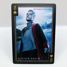 Viktor Krum Harry Potter × Tully's Coffee Playing Card 2 Club Durmstrang Japan
