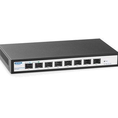 8 Port 10Gbps SFP+ Managed Switch Metall lüfterlos Fiber Netzwerk Router