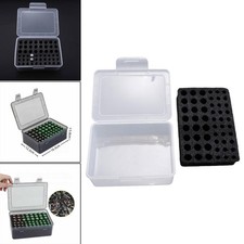 Battery Storage Case Portable Organizer Case Carrier Reusable Protection Holder