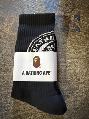 A Bathing Ape Socks (Bape) Mens US 9-12 Brand New! Limited