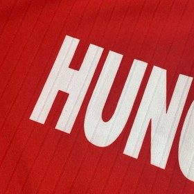 Camiseta de f&uacute;tbol local original NES vintage a&ntilde;os 80 90 Hungr&iacute;a M/L