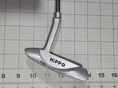 Hippo Putter H106 Stainless Competition Series Tru-Spin Face, Steel Shaft 35'' RH