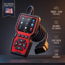 Professional Obd2 V519 Scanner - 2026 Upgraded Obdii Can Code Reader