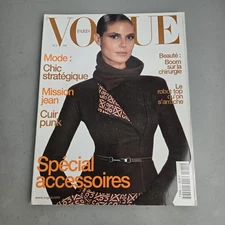 Vintage Vogue Paris Octobre 2000 N. 811 issue High End Fashion Heidi Klum