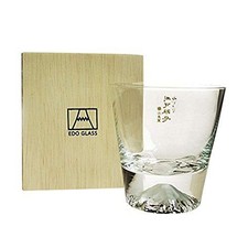 Mother's Day Mt. Fuji Glass Rock Glass Set of 2 Tajima Glass Authentic Ready to