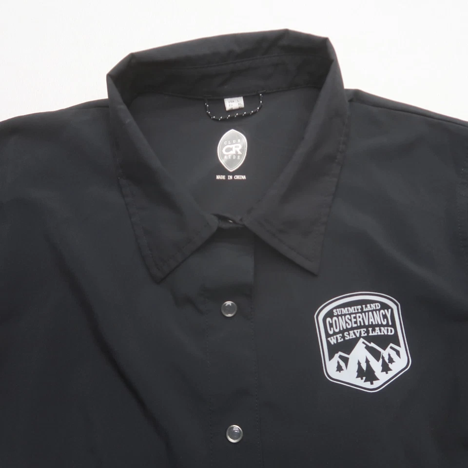 Camiseta deportiva de ciclismo Club Ride para mujer grande negra perla cuello a presión ciclismo Foto 2 de 4