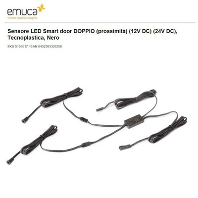 EMUCA LED Smart Sensor Kit Retroanta Doppelt Für 2 Türen Emu5155517