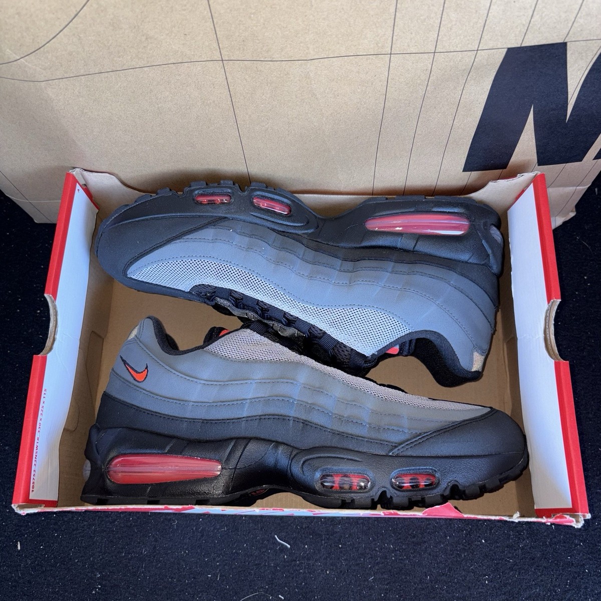 NEW Nike Air Max 95 OG Big Bubble Crimson “Dracula” NBY 