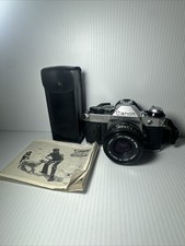 Canon AE-1 Program 35mm SLR Film Camera w/50mm f/1.8 FD Lens, Winder CLEAN WORKS