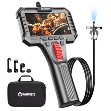 Two-Way Articulating Borescope Camera with Light, 0.25in Slim Probe, Industri...