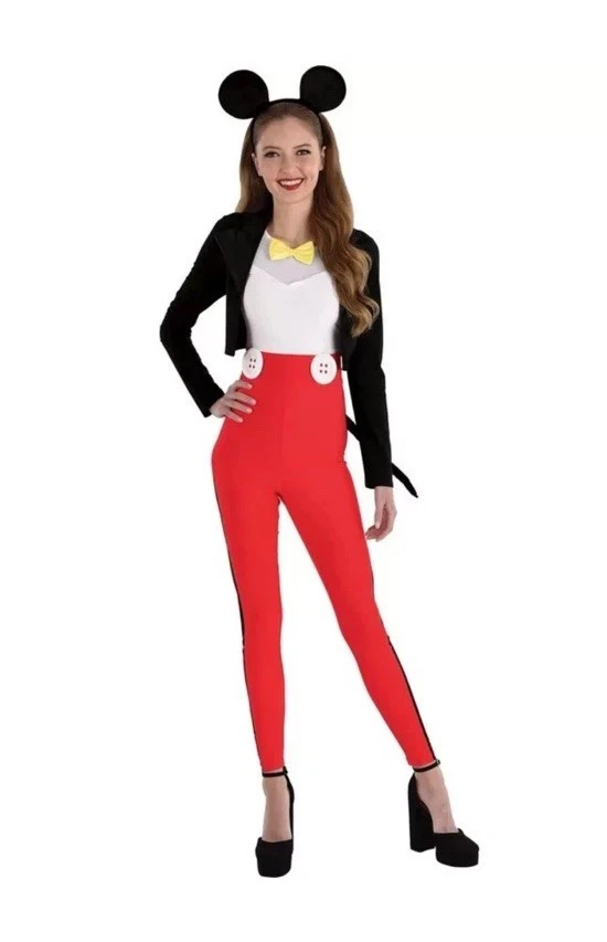 Disney's Micky Mouse Costume Adult Small 2- 4 Disney Dress Up New