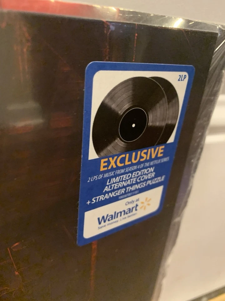 Stranger Things 4 Soundtrack Limited Edition Alt Cover + Puzzle 2LP Sealed - Image 2 of 3