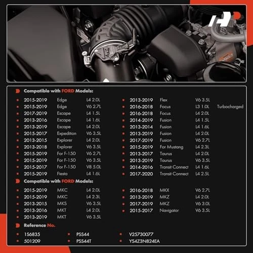 Fuel Pressure Sensor Compatible with Ford F-150, Explorer, Expedition 2004–2016 Foto 2 de 4
