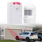 Wireless ABS Plastic Driveway Motion Sensor PIR Detector for Home and Garage