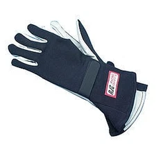 RJS Racing Equipment Gloves Nomex S/L LG Black SFI-1