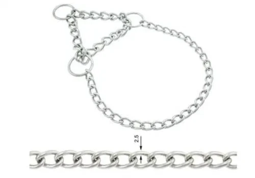 DOG COLLAR CHAIN MARTINGALE TRAINING PET CHOKE COLLARS