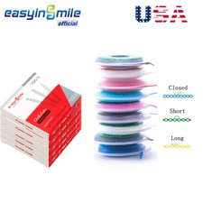 5 PACK Dental Ortho Elastic Rubber Power Chain Braces Bands Short/Long/Close