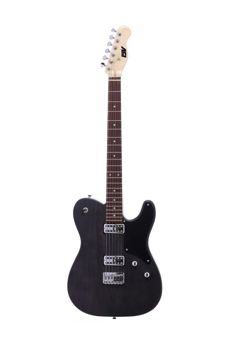 IYV ITA 450 Solid Ash Body Tele Electric Guitar Satin Black eBay