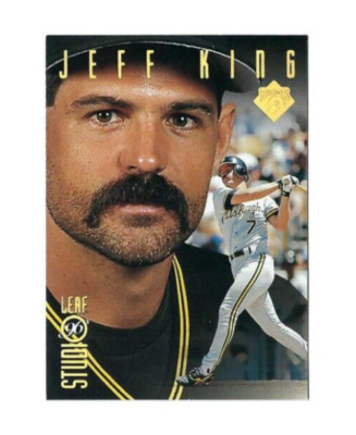 1996 Leaf Studios Gold Press Proof #31 Jeff King Pittsburgh Pirates