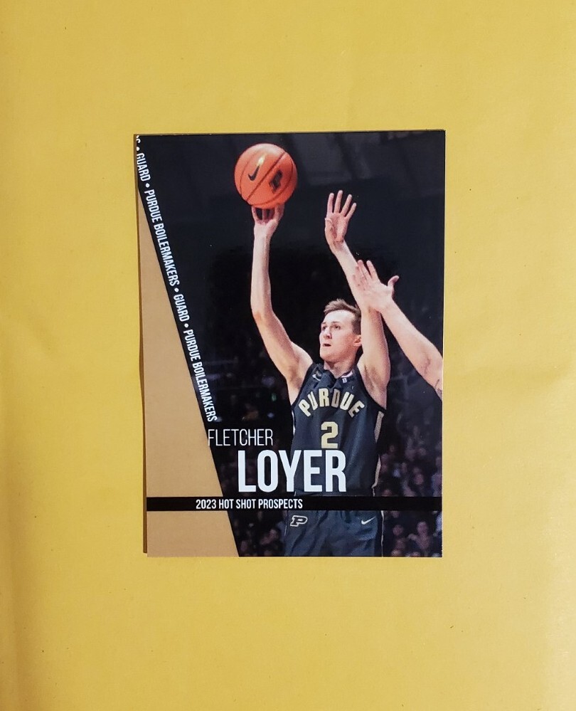 2023 rookie FLETCHER LOYER Purdue Star