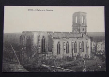 M202B) CPA guerre MÉNIL Vosges l'église et le cimetière - 1931