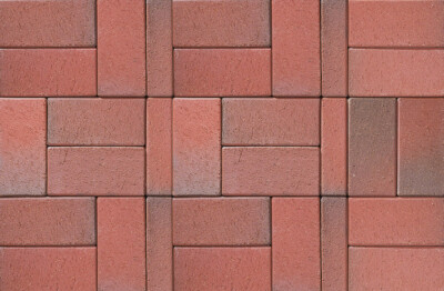 KLINKERPFLASTER | Rot-Bunt | m. Fase | 20x10x5,2cm | Befahrbar | Auffahrt