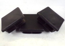 CAPLUGS, SQUARE TUBING PLUGS, SQR-100MM, SQR SERIES, 4" X 4", LOT OF 3