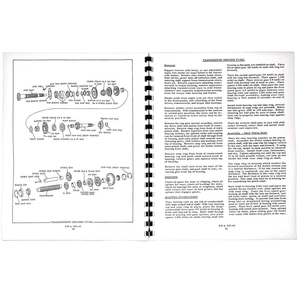 Allis Chalmers WD WD45 Service Manual - Image 3 of 3