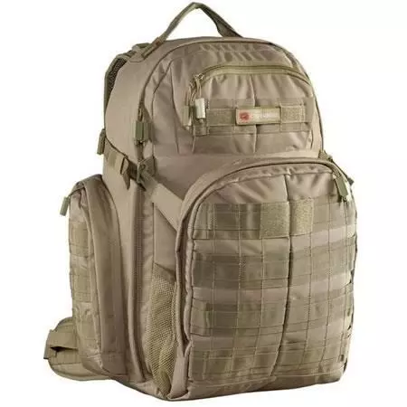 Caribee Op's 50L Military Style Backpack - OPs Trave Pack Luggage Daypack - Sand - Picture 6 of 6