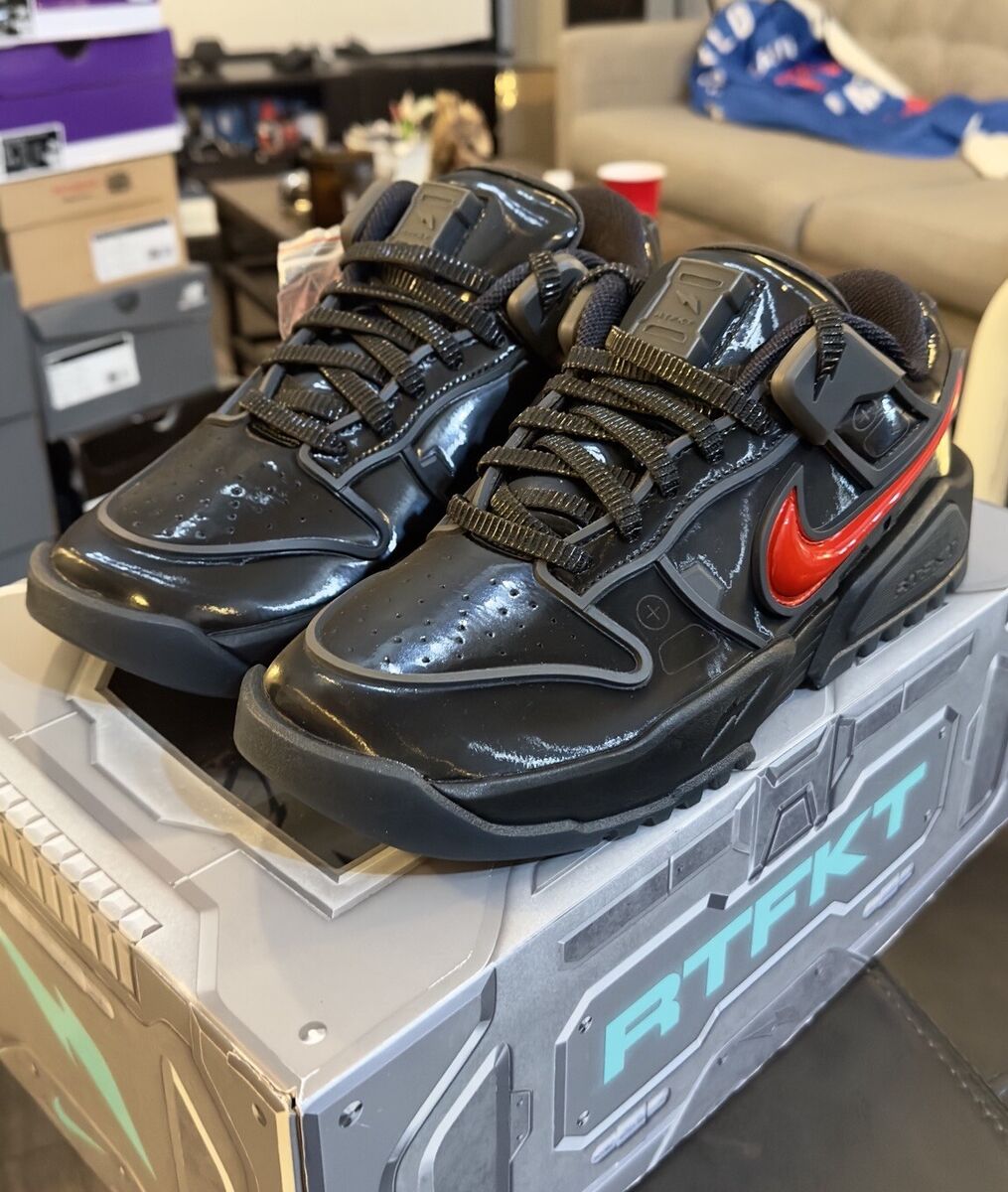 Size 9.5 - RTFKT x Nike Dunk Genesis Clone X Black Red Brand Size 9.5 - RTFKT x Nike Dunk Genesis Clone X Black Red Brand