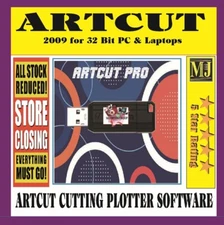 ARTCUT 2009 Vinyl Cutting Plotter Software – Sign Making USB – Plotter Tool
