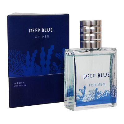 Love Drop Deep Blue Eau de Parfum Für Männer 50 ML Frisch & Aqua Duft