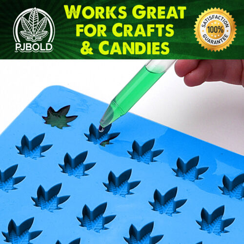 Stampo in silicone foglie di cannabis - mezzo foglio - Foto 3 di 6