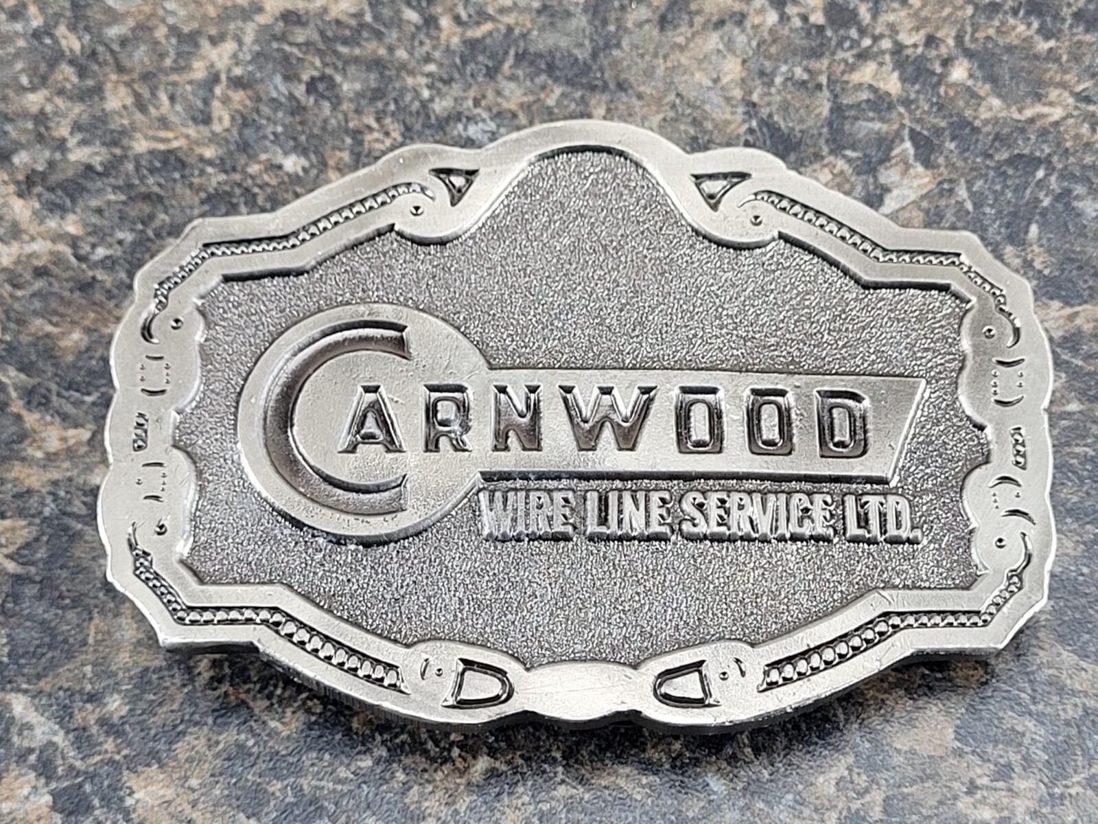 Carnwood Wireline Services Ltd. Belt Buckle - BB3
