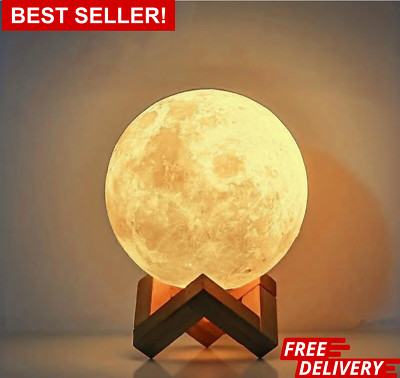 Moon Lamp Night Light | LED Night Light | Room Decoration | Boy Girl, Lover Gift