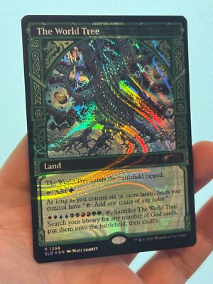 1X HALO FOIL The World Tree SHOWCASE MINT MTG Magic Secret Lair 5C