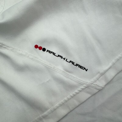 RLX 67 Ralph Lauren Polo Shirt Mens White XL Short Sleeve Collar