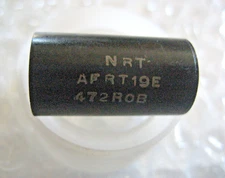 1 x NOS 470 Ohms NRT 1 Watt Non Inductive Wirewound Resistor - 1950s