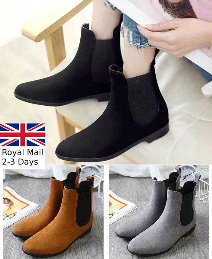 Leather wellington top boots ladies