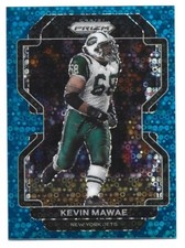 2021 Panini Prizm #93 Kevin Mawae No Huddle BLUE Disco /79 HOF 