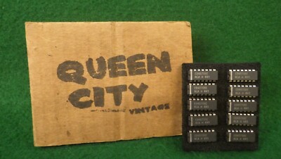 10x NOS vintage RCA IC CD4070BE CMOS quad exclusive OR gate
