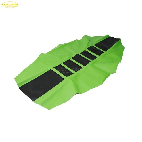 Ribbed Traction MX Enduro Green Seat Cushion Cover For Honda CRF 250R 450R 250X - Picture 6 of 7